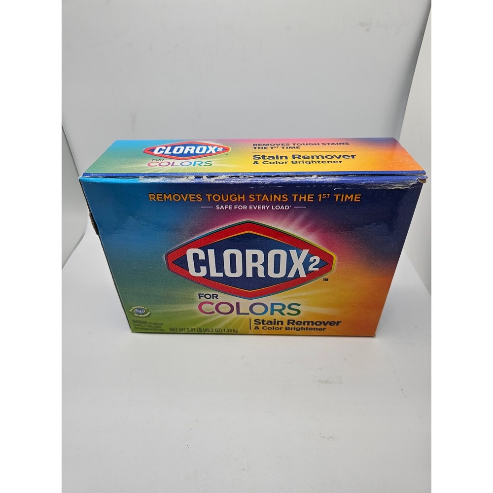 Clorox 2 For Colors Stain Remover Color Brightener Powder Original 3.07lb New